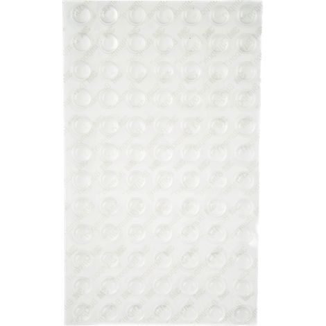 Butée adhésive 3M Hémisphérique 12.7mm en PUR ( Prix pour Sachet de 84 )