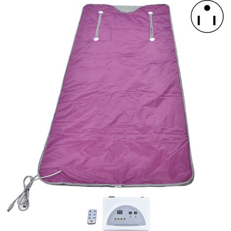 Couverture de Sauna Intelligente 650W Infrarouge Lointain Élimination des Toxines Transpiration Zippée Prise US 110V (1/5)
