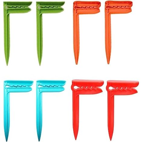 Clips de fixation pour serviette de plage, pinces coupe-vent pour tapis de pique-nique, couverture, pique-nique, pinces en plastique pour camping, voyage, journée à la plage (1/5)