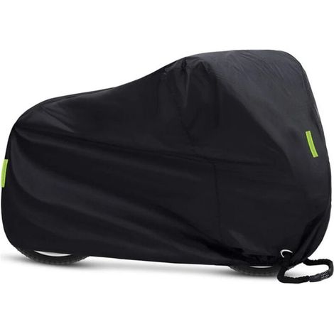 1 Housse de moto,Imperméable,Tissu Oxford,Bande réfléchissante,200x110x95 cm,Protection UV et vent (1/5)