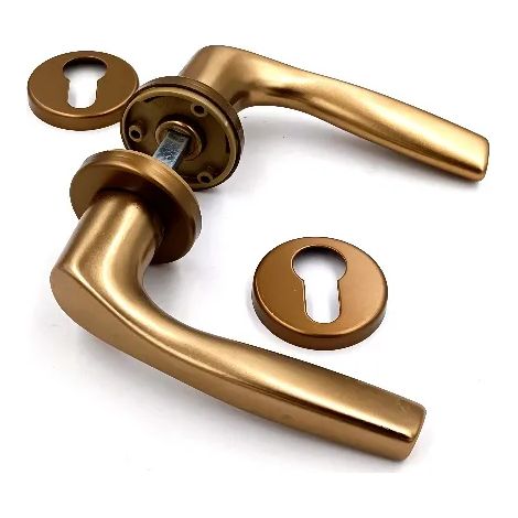 MANIGLIA GPB GABRY RBY YALE ALLUMINIO BRONZO (1/4)