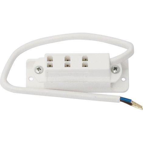 HERRAJES ALK regleta 3 vias faston mini-amp , DISTR3Vías: 3Acabado: negroRegletas para faston mini AMPPunta peladaCable de 25cm