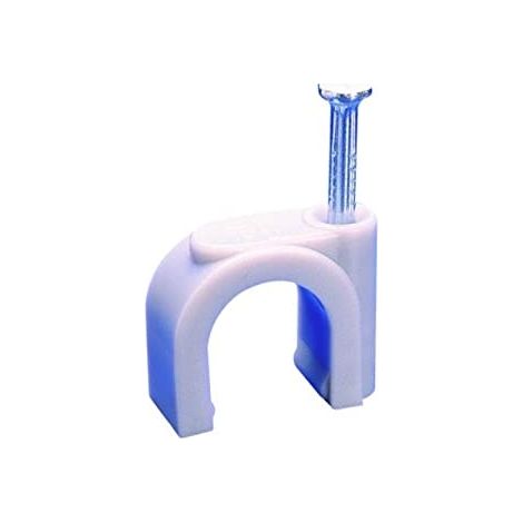 ING FIXATIONS PONTET PLASTIQUE D20 CLOU EN ACIER - BOITE DE 50 - A322150