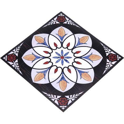 10 pièces auto-adhésif PVC carrelage sol Stickers muraux 3D décalcomanie décor à la maison 12 CM 12 CM 5 (1/5)
