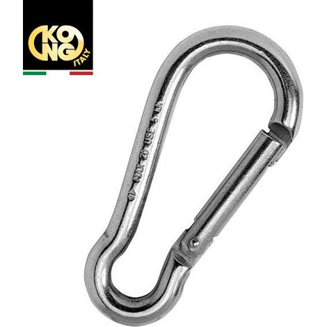 Mousqueton pompier inox A4 Haute Résistance kong