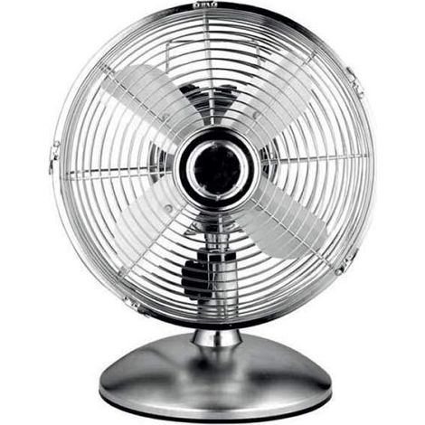 Ventilateur de table oscillant Chromé 30cm 40W Mercafan MT01431