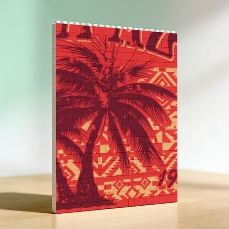 Cadre en blocs de construction, cadeau pour anniversaire (1/5)