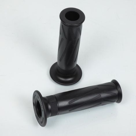 Paire de poignée DOMINO noire embout ouvert type Scooter Yamaha (1/5)