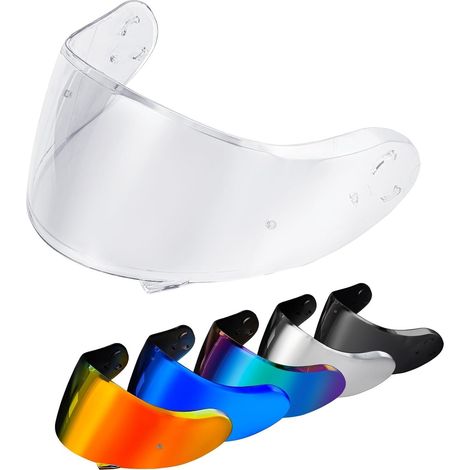 Helmet Visor for Neotec 2 Tinted Visor for Neotec 2 CNS-3, UV Protection for Motorcycle Replacement Accessories (Transparent) (1/5)