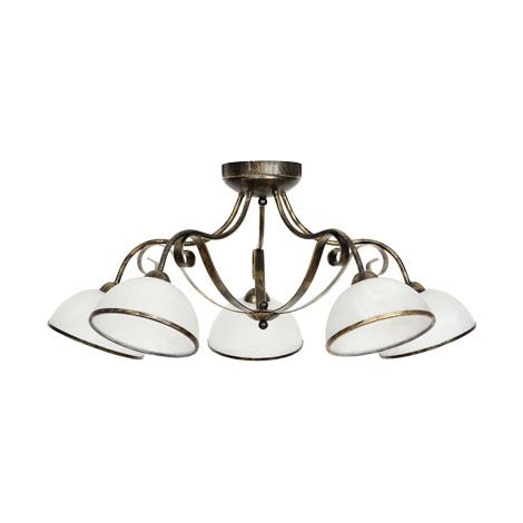 Plafonnier ANTICA Ø82cm 5-flamme Salon