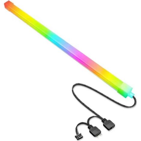Barre lumineuse décorative ARGB 3 broches DC5V pour boîtier d'ordinateur, 30 cm, éclairage sur 4 côtés (1/4)