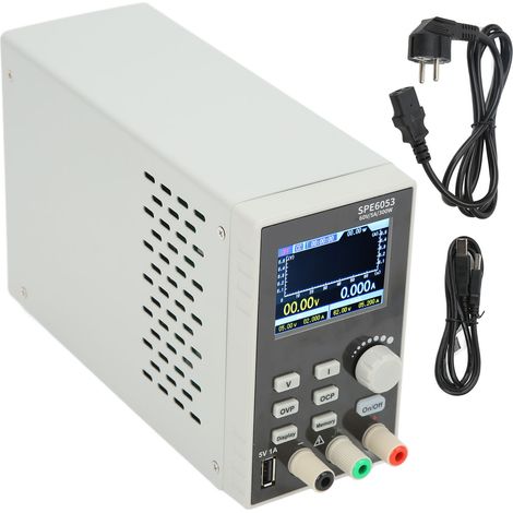 Alimentation électrique numérique DC 150W-300W, source de tension réglable pour réparation de téléphones portables et ordinateurs portables, prise UE 200-240V, modèle SPE3051, mono-canal. (1/5)
