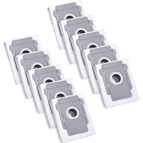 Bardusch-10 sacs aspirateur compatibles iRobot Roomba i7/j7+/E5/E6 Clean Base, rechange station auto (1/4)