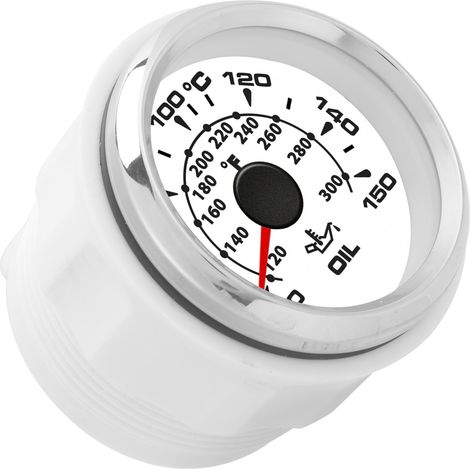 Jauge de température d'huile numérique 2in, sonde 361-19Ohm, plage 50-150°C, écran rétroéclairé 8 couleurs, étanche IP67, thermomètre auto robuste.