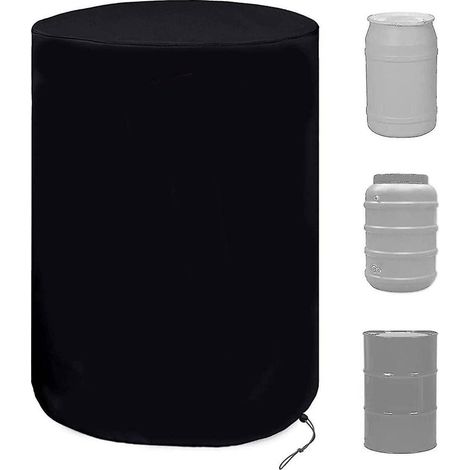 Housse pour fût de 55 gallons, housse pour fût de 55 gallons avec cordon de serrage réglable -- (1/5)