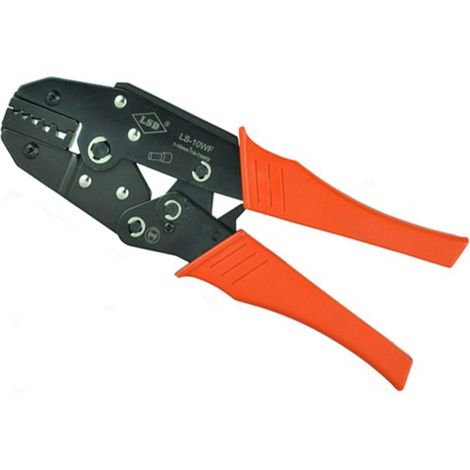 Pince à dénuder Outil à sertir les bornes Pince à sertir les fils en acier carbone de 1-10mm² (1/3)