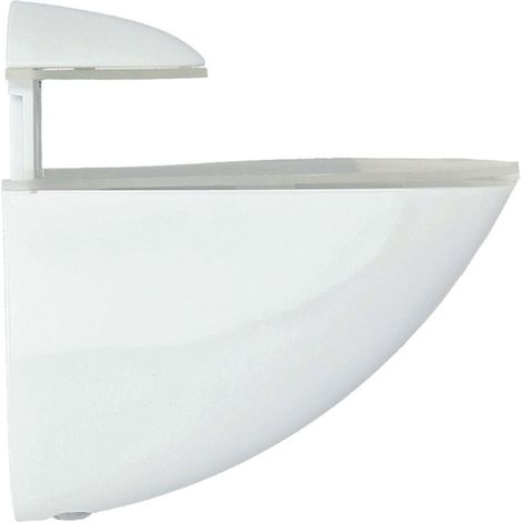 Support d'étagère Pelican réglable 1/35 mm. Blanc (1 pièce)
