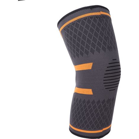 Manchon de Compression Genou XL Respirant Antidérapant, Protection Rotulienne pour Homme et Femme, Bandeau de Soutien Sportif (1/5)