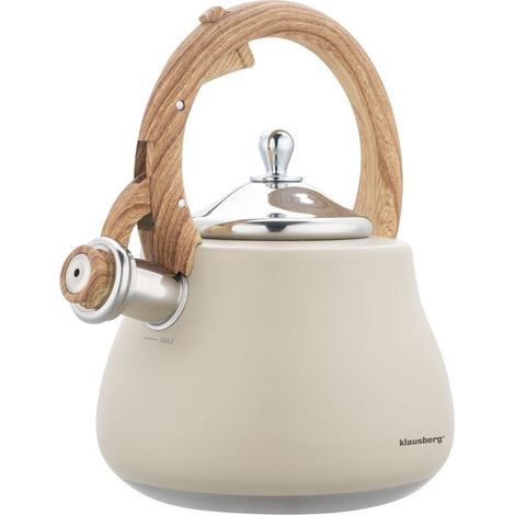 Stahlkessel mit Pfeife, 2,8 l, Klausberg KB-7919 (1/5)