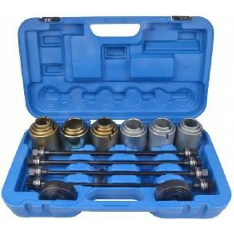 Juego de extractores de bujes y rodamientos para basculante Rockforce, 26 piezas.