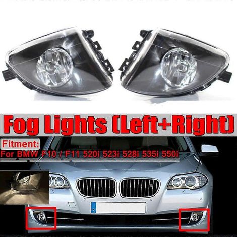 Nebelscheinwerfer für BMW 5er F10 F11 F18 520d 523li 525li 530li 2010-2014 Scheinwerfer Nebelscheinwerfer Lampenabdeckung Nebelscheinwerfer 63177216886--