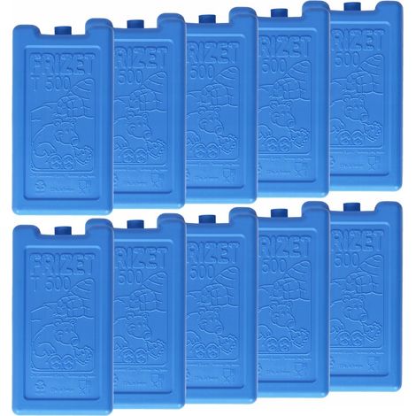 Impacchi di ghiaccio per borsa termica da viaggio, 10x500 ml (1/3)