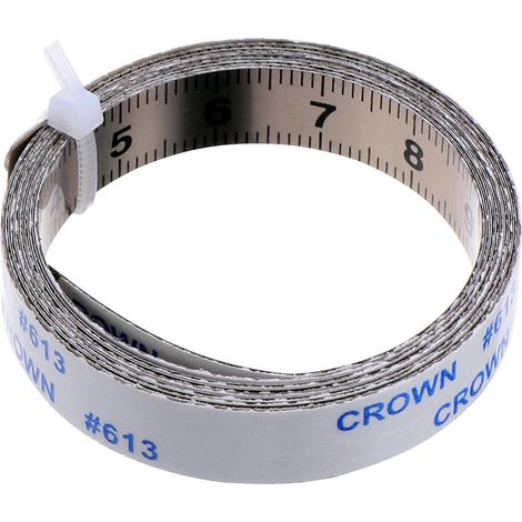Règle adhésive de mesure pour le travail du bois - Outil de mesure multifonctionnel-200X1CM-Silver