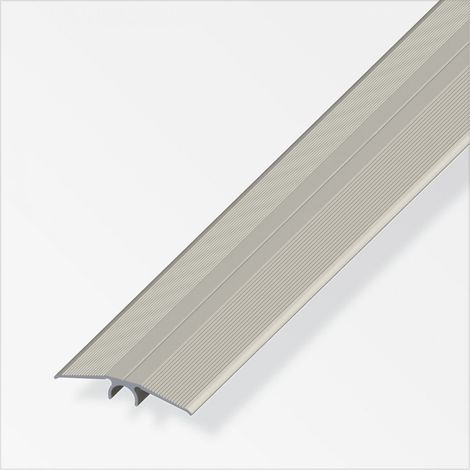 alfer Übergangsprofil 1 m, 46 mm Aluminium eloxiert titan Übergangsprofil (1/2)