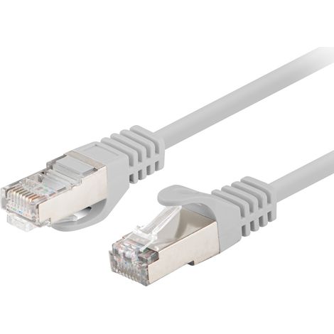 Lanberg - Confezione da 10 cavi di rete Ethernet FTP Cat. 6 grigio da 0,5 m PCF6-20CC-0050-S (1/3)