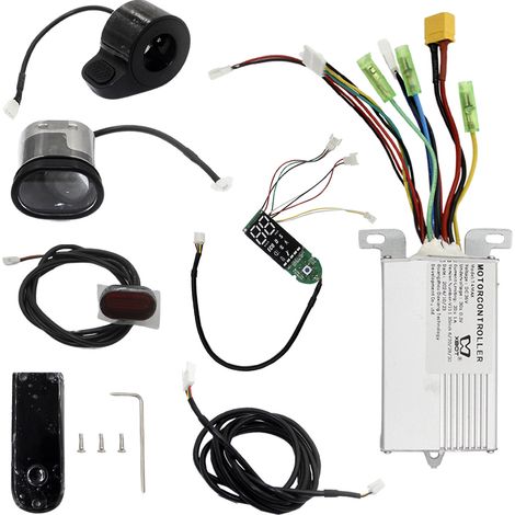 36V 500W 10-Zoll-Scooter-Controller, Instrumententafel, HTT4max-Steuerplatine, Vorderlicht, Rücklicht, Schalthebel, Instrumentenabdeckung (1/4)