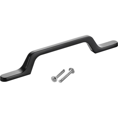 SOTECH Möbelgriff Bügelgriff Blackline IV schwarz matt Schubladengriff Schrankgriff inkl. Schrauben - Bohrlochabstand (BA) 96 mm, 1 Stück (1/4)
