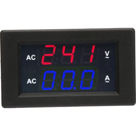 LED-Digitalanzeige AC 100300V Voltmeter 0-50A Amperemeter (Rot-Blau) (1/5)