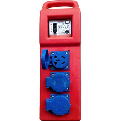 Boîte de prise industrielle, 3 positions, étanche, Portable, Construction, Distribution d'énergie avec Protection contre les fuites (1/5)