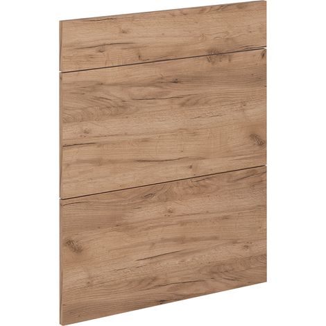 Façade de cuisine R-Line, Chêne de force doré, 59.6x70.4cm façade de meuble pour meuble bas à tiroirs, Vicco (1/5)