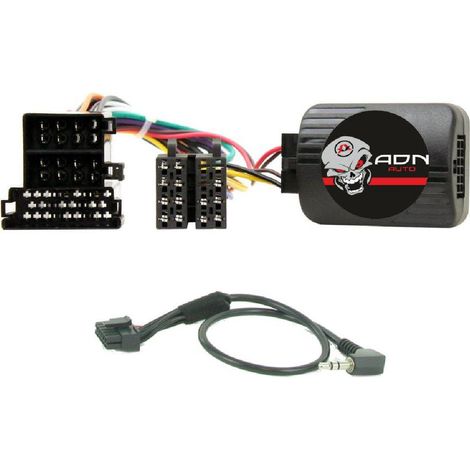 Interface Commande au volant VW1K compatible avec VW ap96 Mini-ISO Kenwood