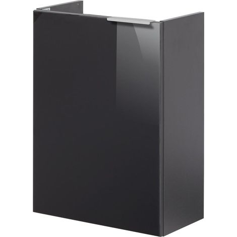 FACKELMANN SBC Beckenunterschrank 45 - Glasfront Anthrazit - (1/3)