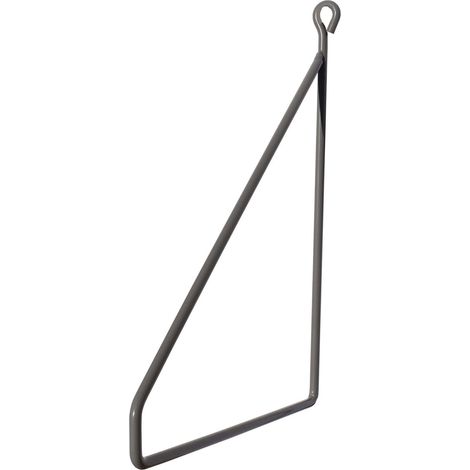 Support étagère métal gris Linea 10