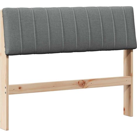 Maison Exclusive - Cabecero tapizado Gris oscuro 100 cm Madera de (1/5)
