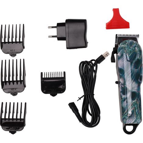 Tondeuse Graffiti Rechargeable - Coupe-Cheveux Électrique Style et Précision (Prise UE) (1/5)