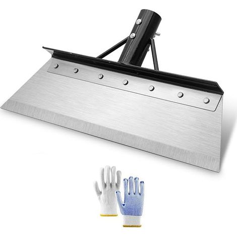 Garden Shovel Head Garden Shovel Head 15 Inch Stainless Steel Scraper Blade with Screws Moss Eliminator Snow Shovel Garden Tool Head (1/5)