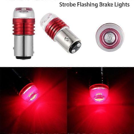 rote LED-Rückleuchten 1157 BAY15D P21/5W (Blitzlicht, Bremslicht). (1/5)