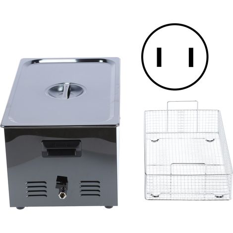 Nettoyeur Ultrasonique 22L Acier Inoxydable Écran Numérique Machine de Nettoyage Industrielle YM-822A Prise US 110V (1/5)