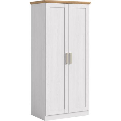 Florenz Kleiderschrank 2 Türen sibirische Lärche Dekor. (1/5)