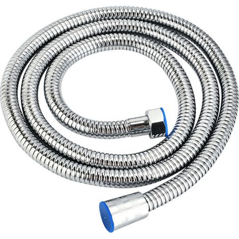 Tuyau de douche d'acier inoxydable, Tuyau de douche à main de galvanoplastie (Long 1.5 Meters) (1/4)