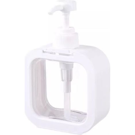 Dispensador de jabón, 1 botella vacía con bomba de 300 ml, dispensador de detergente líquido para lavavajillas, dispensador de champú y gel de ducha para baño y cocina, dispensador de productos para l (1/5)