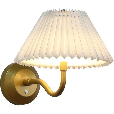 [GEBRAUCHT] B-Ware Searchlight Wandlampe Wandleuchte Led Akku Lampe Danish Goldfarben Metall 2520