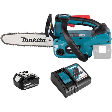 Tronçonneuse d'élagage LXT ® 18V - MAKITA - Avec 1 batterie 5Ah - chargeur - DUC254RT