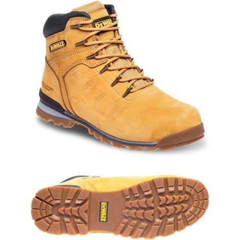 DeWalt Carlisle Tan Safety Boots Work Boots Steel Toecap UK Sizes 12 EN 20345SB
