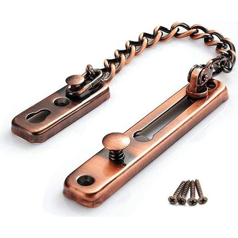 Verrou de sécurité de porte, loquet de sécurité, limiteur de verrouillage, pêne dormant d'hôtel