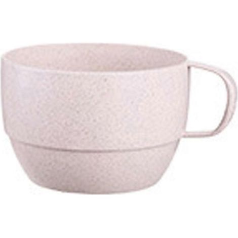 Milchbecher aus Weizenstroh, kreativer, einfacher Trinkbecher für Wasser, Kaffee, Milch, Saft, Tee (Beige)-Beige (1/4)